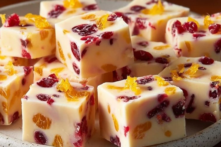 Easy Cranberry Orange Fudge