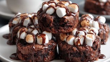 Hot Cocoa Brownie Bites