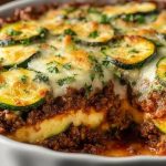 Low-Carb Ground Beef Zucchini Bake