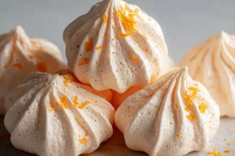 Orange Meringue Cookies