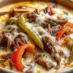 Philly Cheesesteak Soup