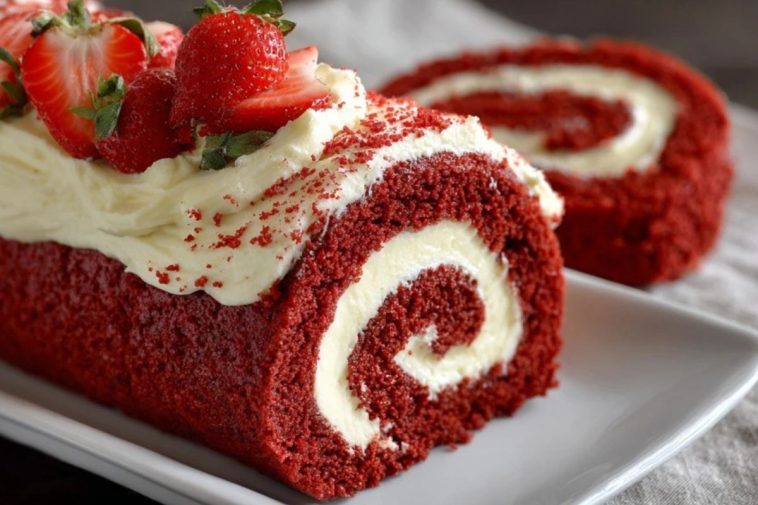 Red Velvet Cake Roll