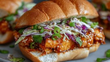 Spicy Bang Bang Chicken Sandwich