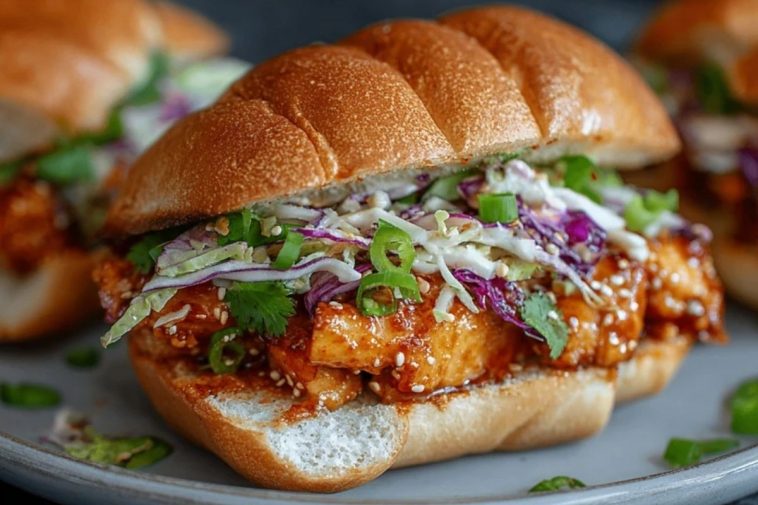 Spicy Bang Bang Chicken Sandwich