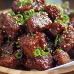 Sweet and Sticky Steak Bites