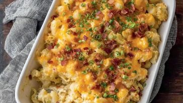 Ultimate Loaded Baked Potato Mac And Cheese