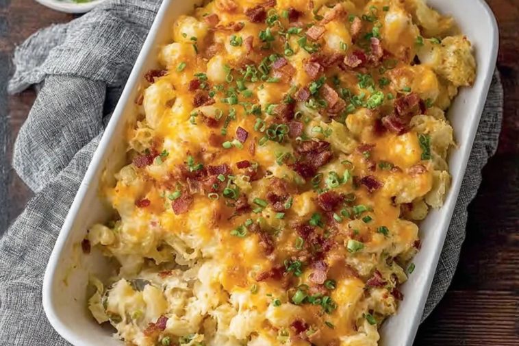 Ultimate Loaded Baked Potato Mac And Cheese