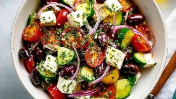 Authentic Mediterranean Greek Salad
