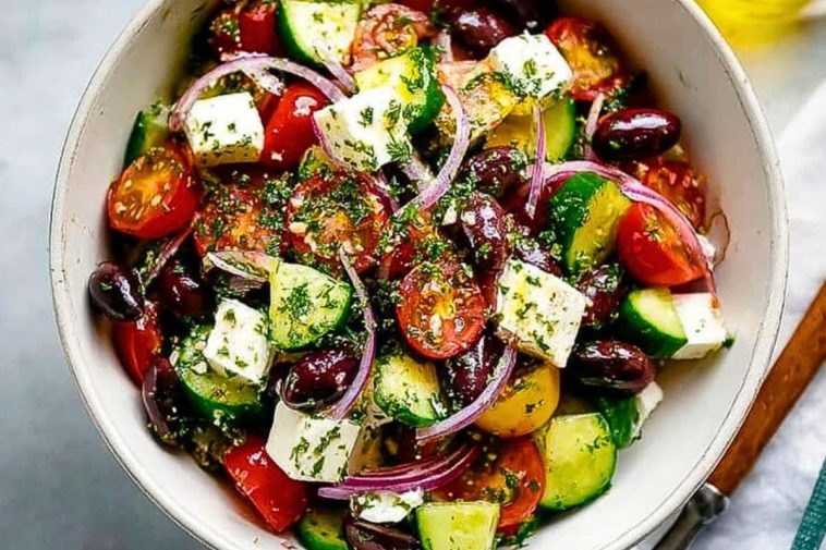 Authentic Mediterranean Greek Salad