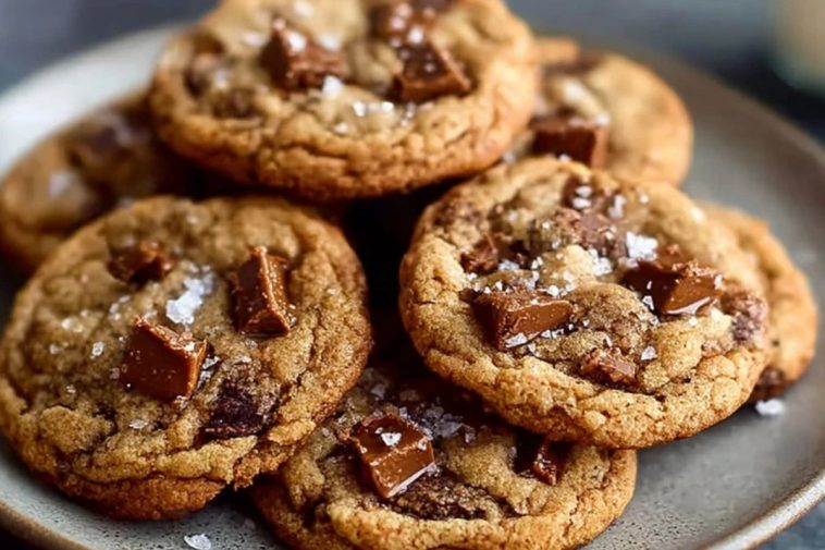 Brown Butter Toffee Cookies