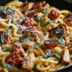 Chicken Apple Sausage One Pan Pasta