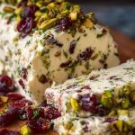 Cranberry Pistachio Cheese Log