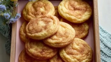 Easy Cake Mix Snickerdoodle Cookies