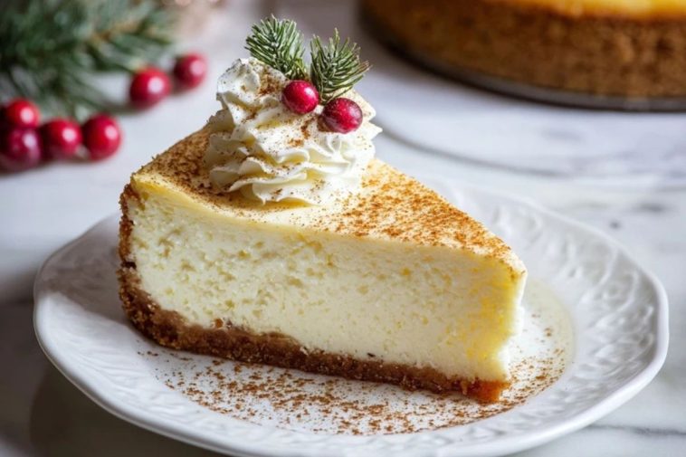 Eggnog Cheesecake