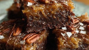 German Chocolate Pecan Brownies
