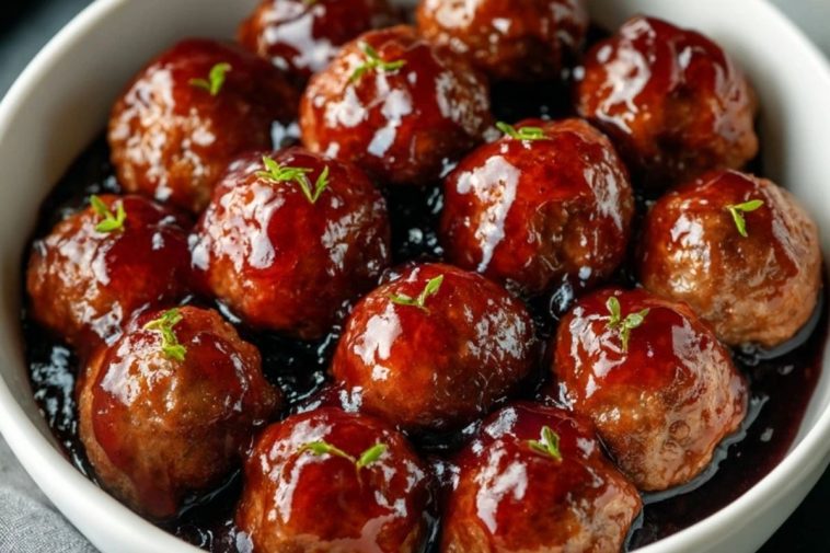 Grape Jelly Meatballs
