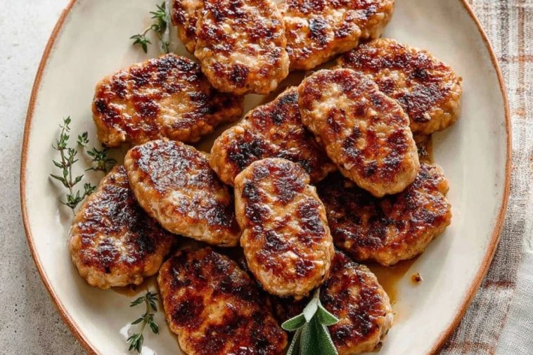 Homemade Maple Chicken Breakfast Sausage