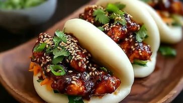 Korean Chicken Bao Buns