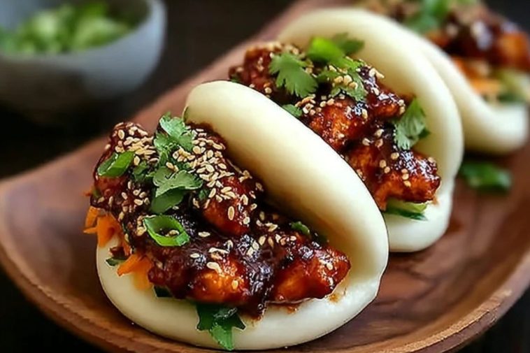 Korean Chicken Bao Buns