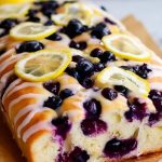 Lemon Blueberry Focaccia Bread