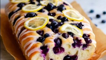 Lemon Blueberry Focaccia Bread