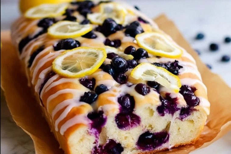 Lemon Blueberry Focaccia Bread