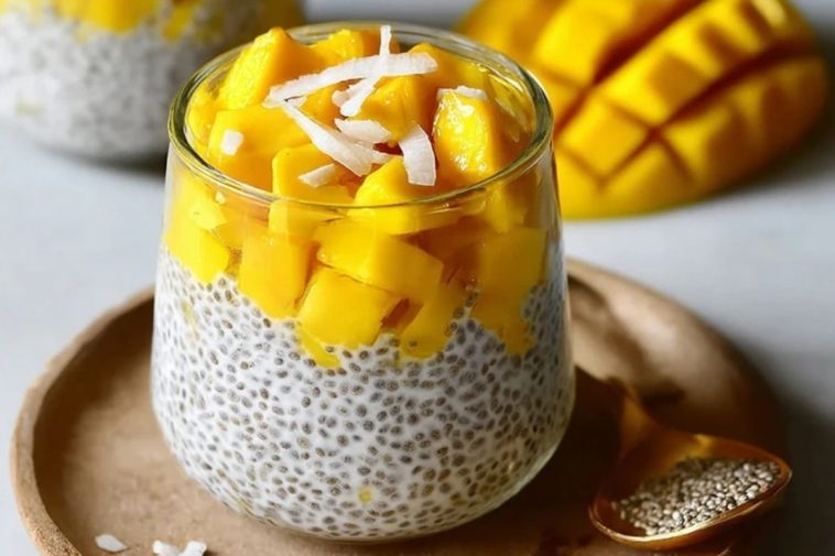 Mango Coconut Chia Pudding
