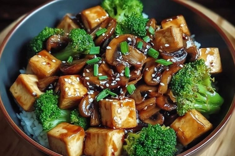 Mushroom and Tofu Stir-Fry