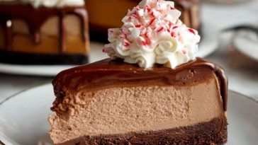 Peppermint Mocha Cheesecake