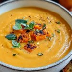 Roasted Italian Sweet Potato Soup