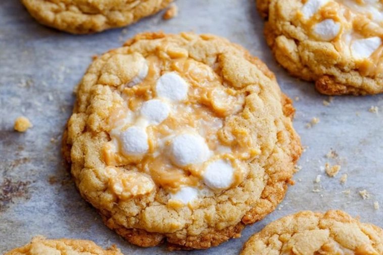 Soft and Chewy Fluffernutter Cookies