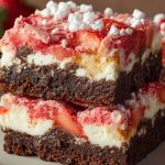 Strawberry Crunch Brownie Bars