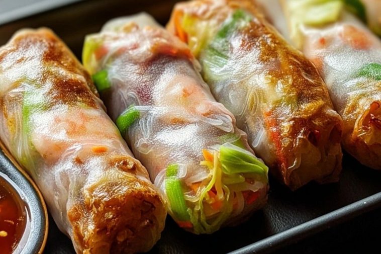 Taste Air Fryer Rice Paper Noodle Rolls