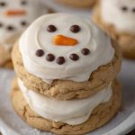 The Best Melted Snowman Peanut Butter Cookies