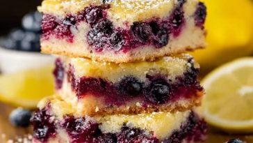Lemon Blueberry Bars