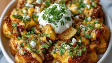 Cheesy Taco Potatoes