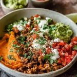 Delicious Ground Turkey Sweet Potato Bowl