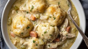 One Pot Chicken and Dumplings
