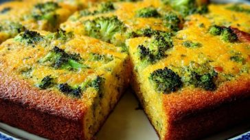 Savory Jiffy Mix Cornbread with a Broccoli Twist