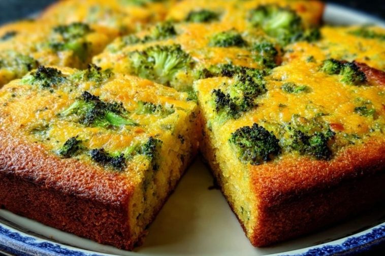 Savory Jiffy Mix Cornbread with a Broccoli Twist