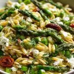 Orzo with Asparagus & Feta
