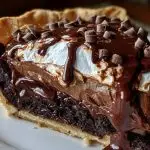 Decadent Hot Fudge Pie