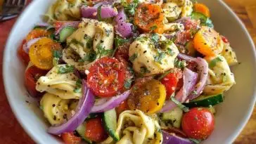 Garden Tortellini Pasta Salad