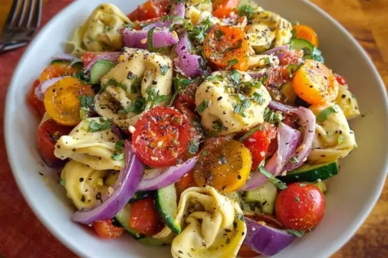 Garden Tortellini Pasta Salad