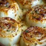 Baked Onions with Asiago Cheese