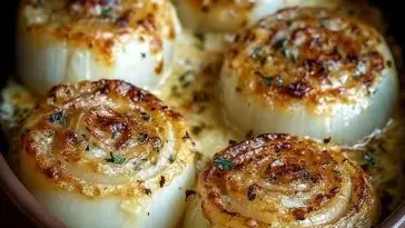 Baked Onions with Asiago Cheese