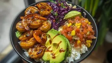 Chili Lime Shrimp Tacos Bowl