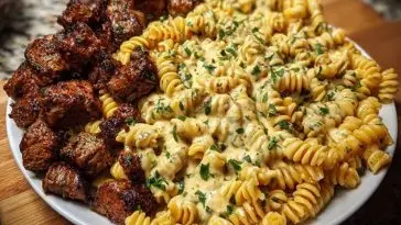 Creamy Cajun Beef and Rotini Delight
