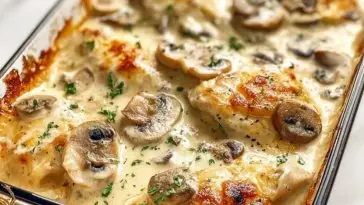Creamy Chicken and Mushroom Bake Recipe