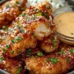 Easy Coconut Chicken with Creamy Bang Bang Sauce